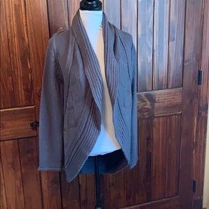 Coccoon sweater in a blue gray- size Medium